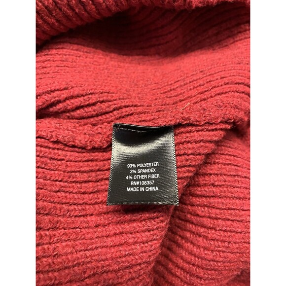 Worthington Womens NWT Luxury Red Tunic Sweater Size XXL - Picture 3 of 8